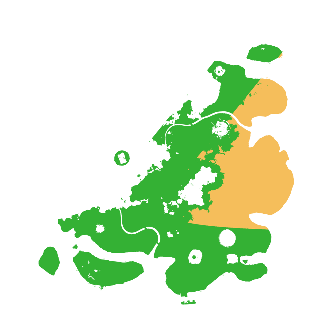 Biome Rust Map: Procedural Map, Size: 3300, Seed: 398876163