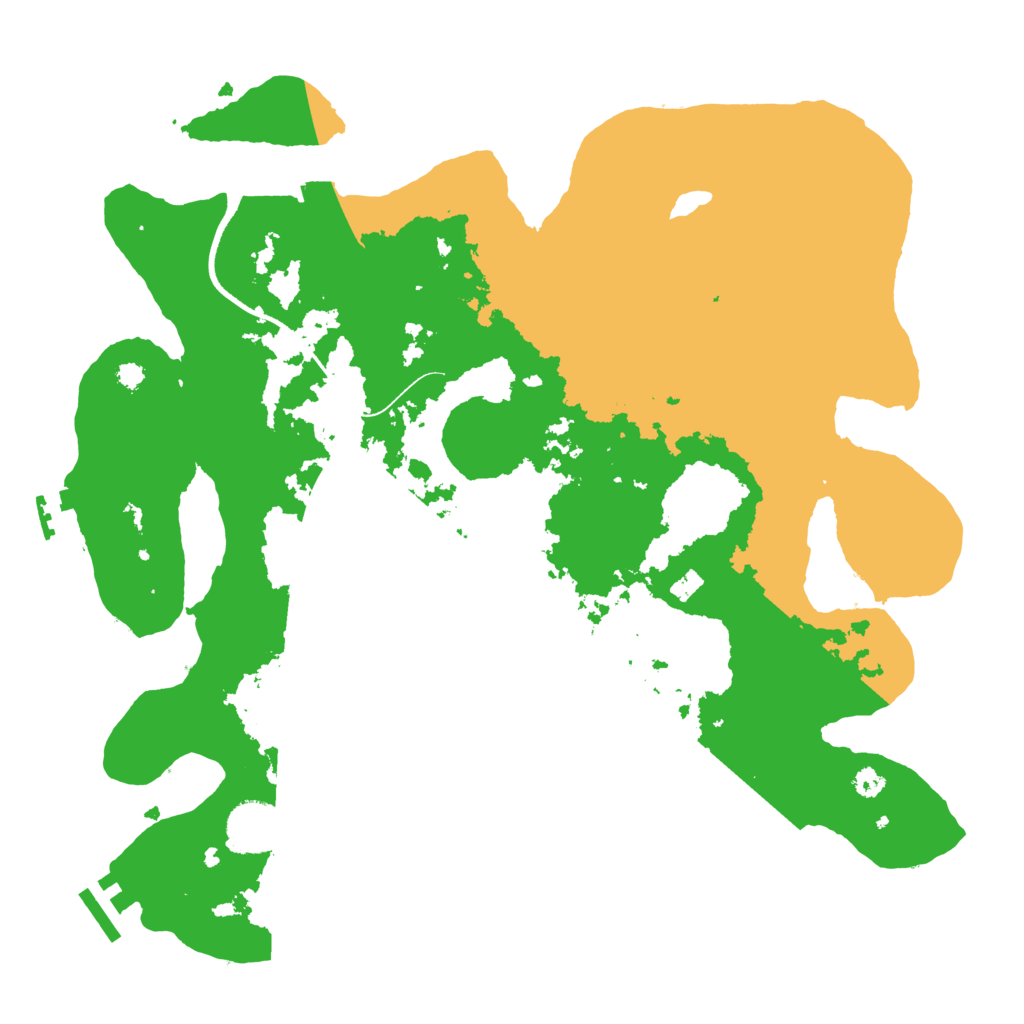 Biome Rust Map: Procedural Map, Size: 3500, Seed: 1404931105