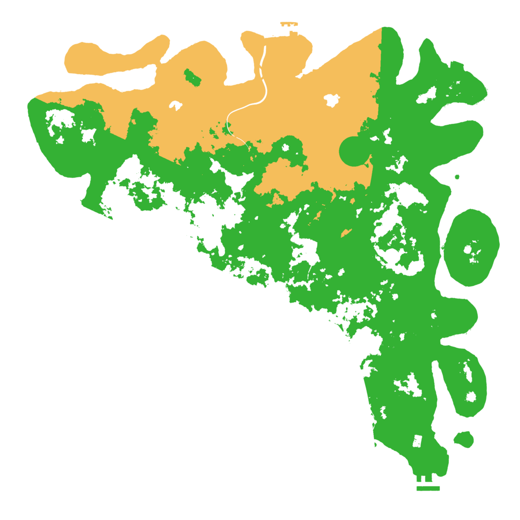 Biome Rust Map: Procedural Map, Size: 4545, Seed: 1911108965