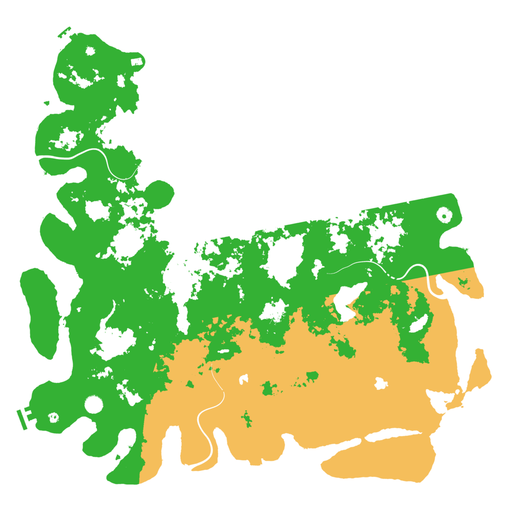Biome Rust Map: Procedural Map, Size: 5000, Seed: 400