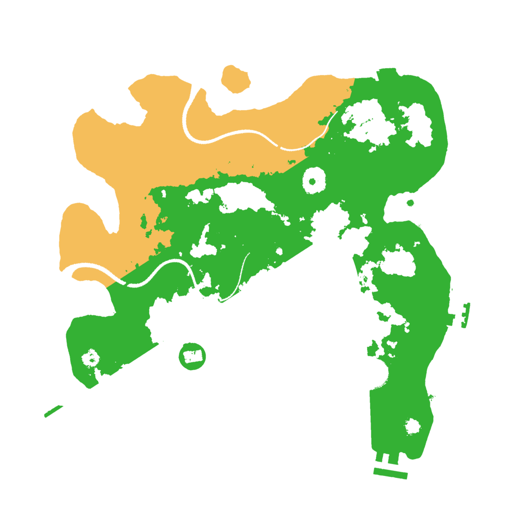 Biome Rust Map: Procedural Map, Size: 3000, Seed: 31856