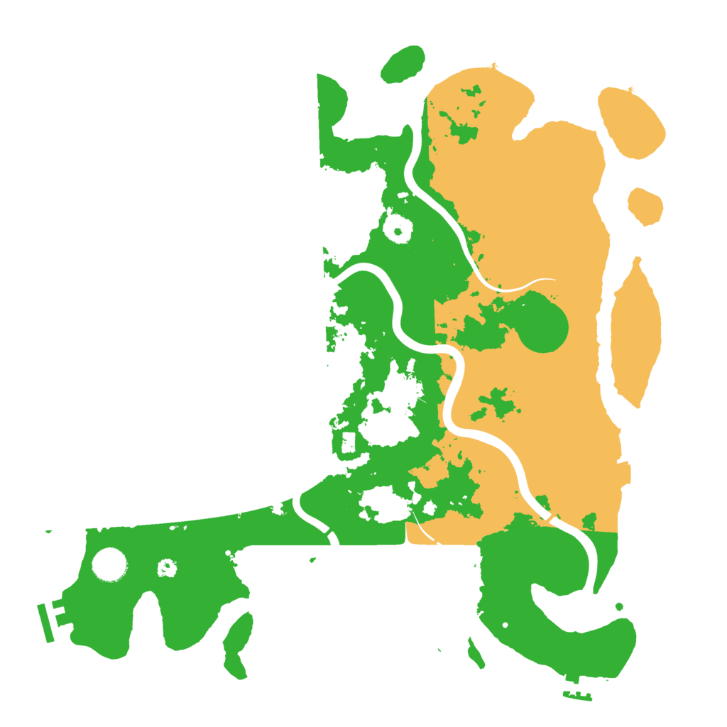 Biome Rust Map: Procedural Map, Size: 3750, Seed: 508075528