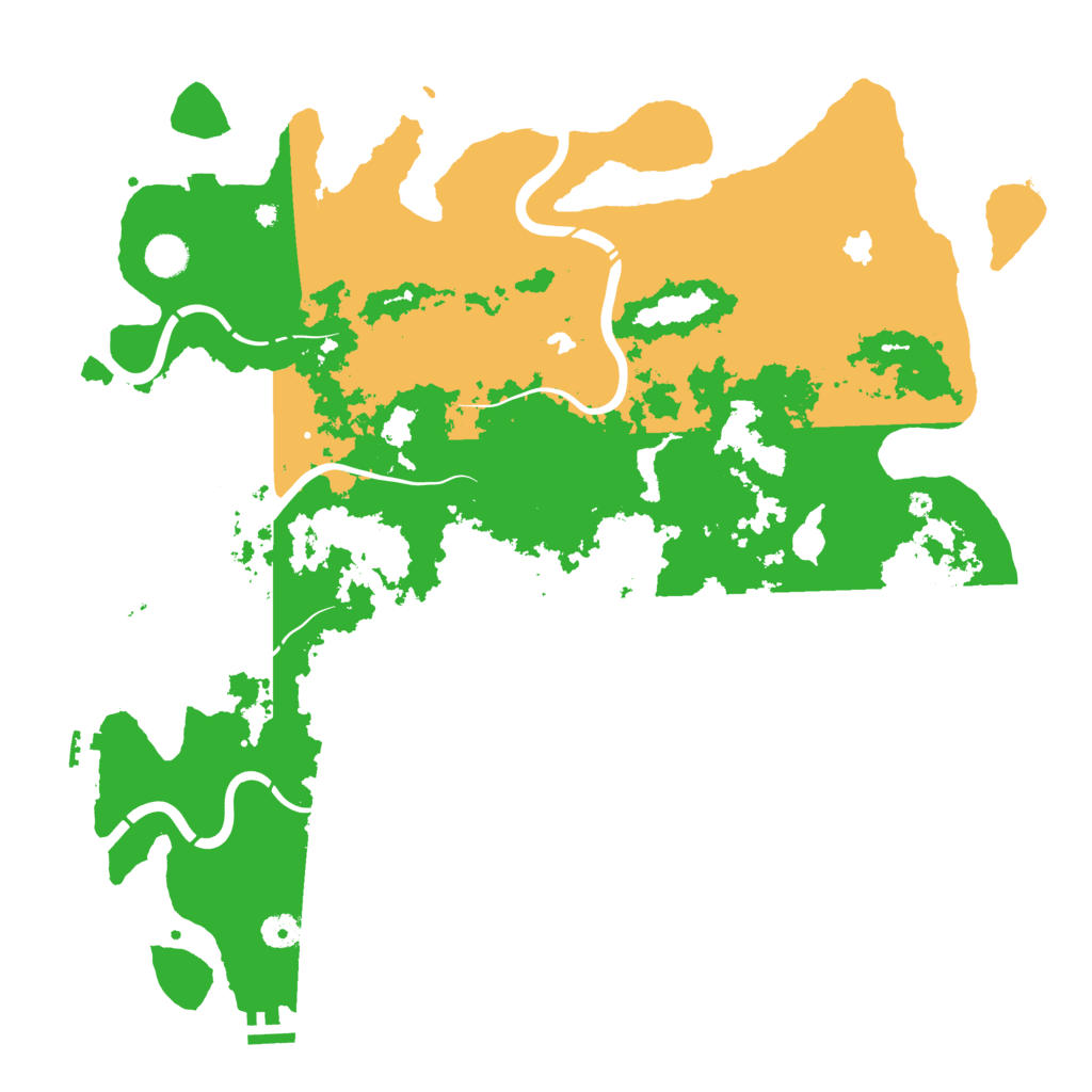 Biome Rust Map: Procedural Map, Size: 4500, Seed: 96871234