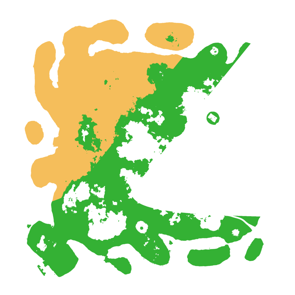 Biome Rust Map: Procedural Map, Size: 3700, Seed: 45000