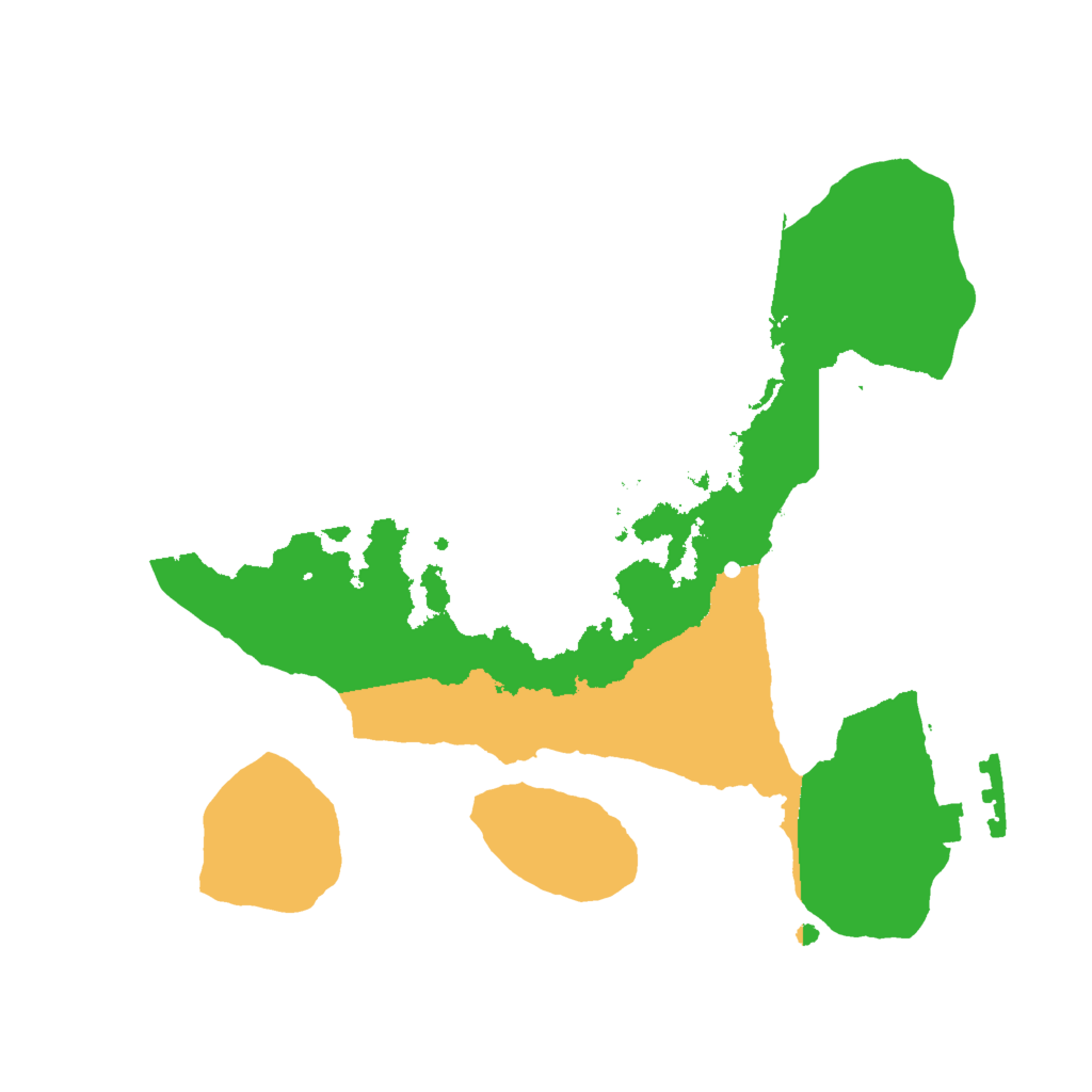 Biome Rust Map: Procedural Map, Size: 2000, Seed: 83756573