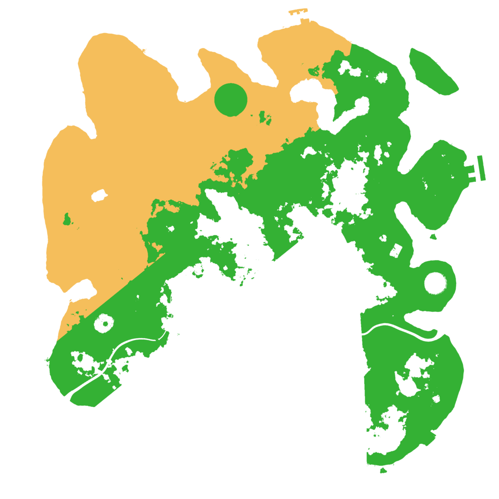 Biome Rust Map: Procedural Map, Size: 4000, Seed: 171907387