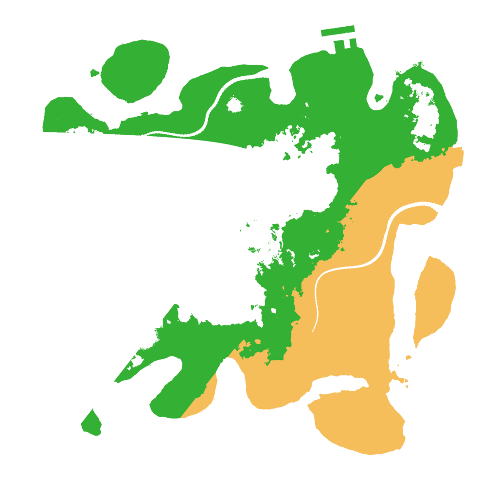 Biome Rust Map: Procedural Map, Size: 3000, Seed: 555371380