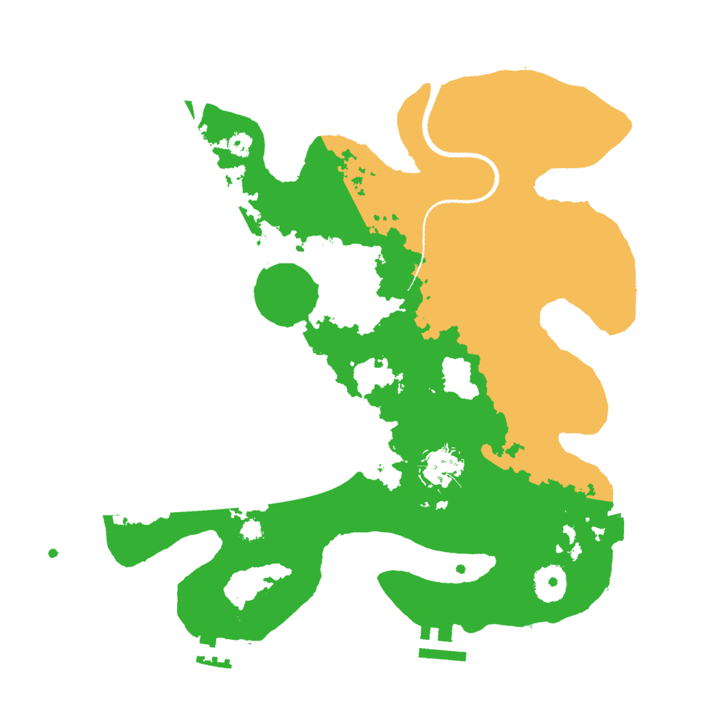 Biome Rust Map: Procedural Map, Size: 3000, Seed: 1823566272