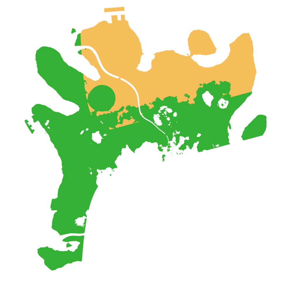 Biome Rust Map: Procedural Map, Size: 3000, Seed: 17762673