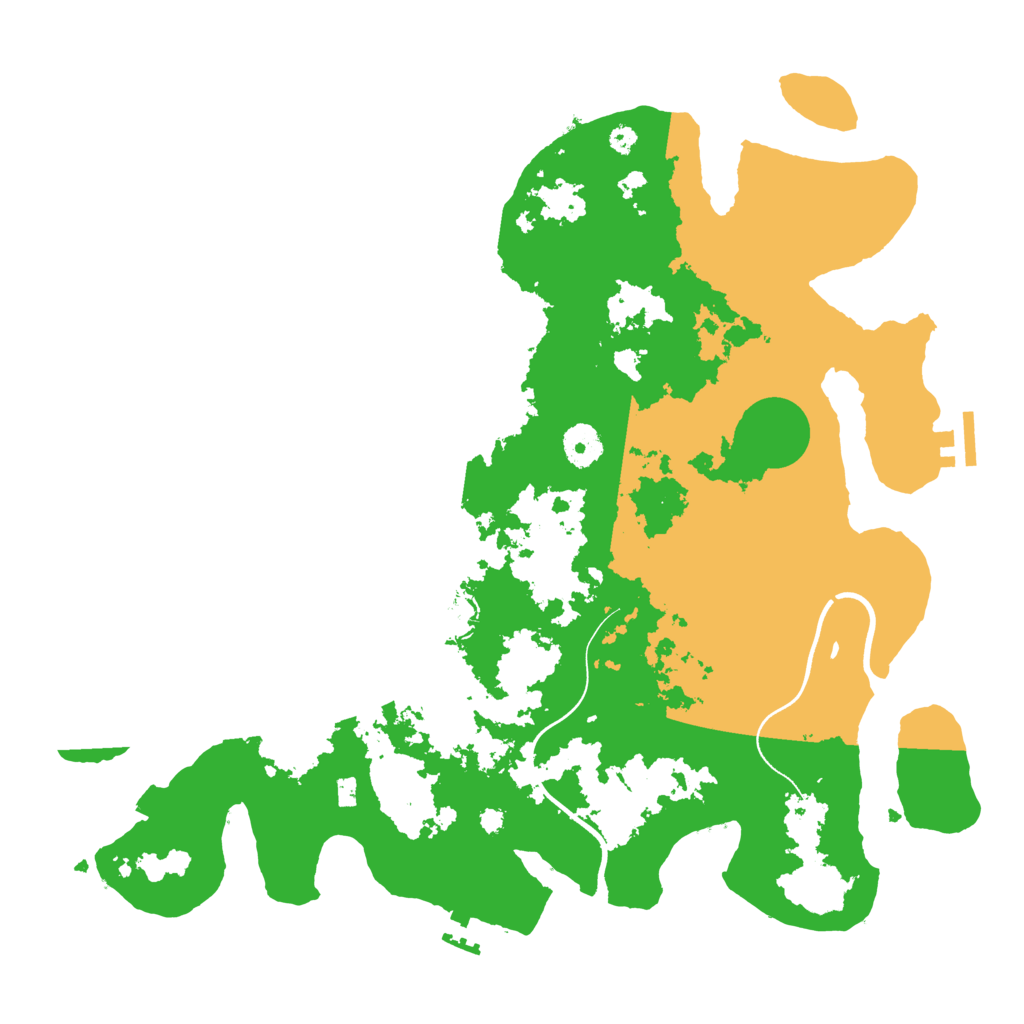 Biome Rust Map: Procedural Map, Size: 3800, Seed: 9234783