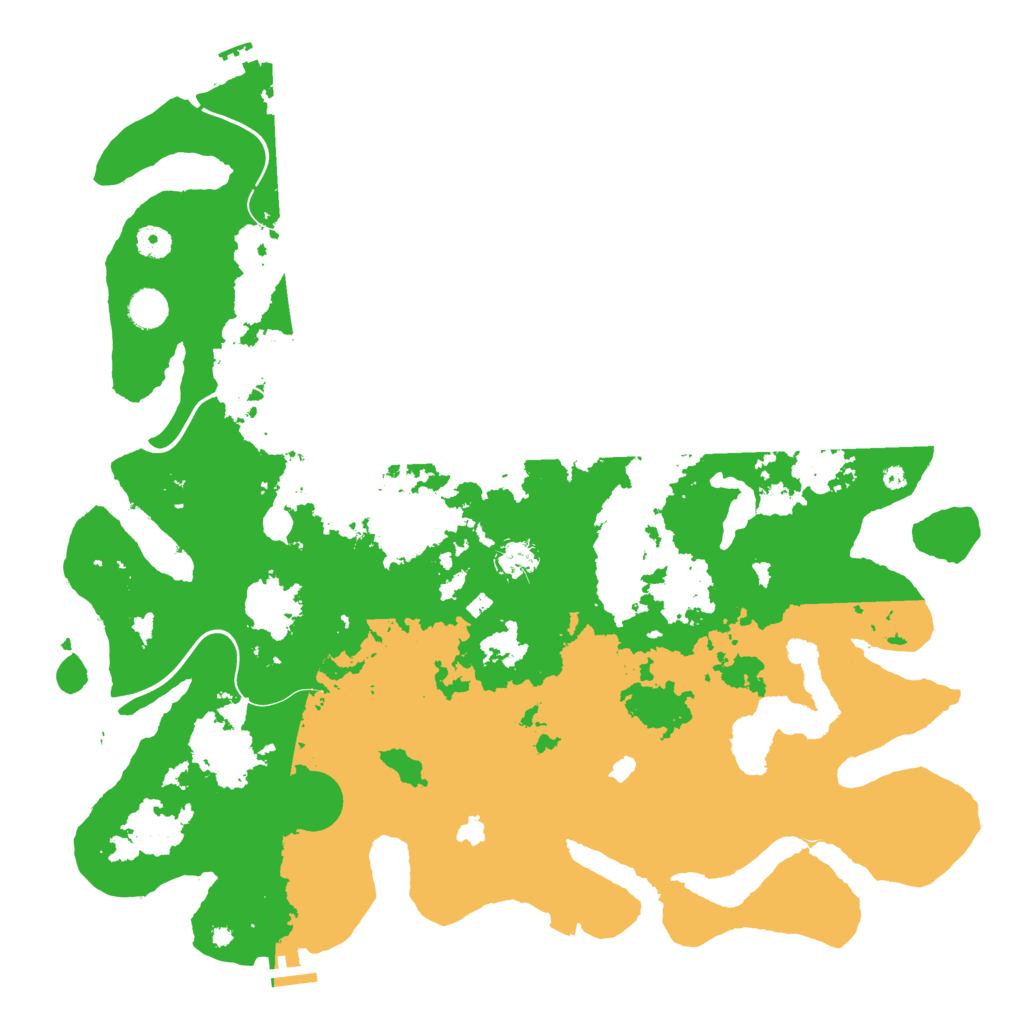 Biome Rust Map: Procedural Map, Size: 4500, Seed: 56886964