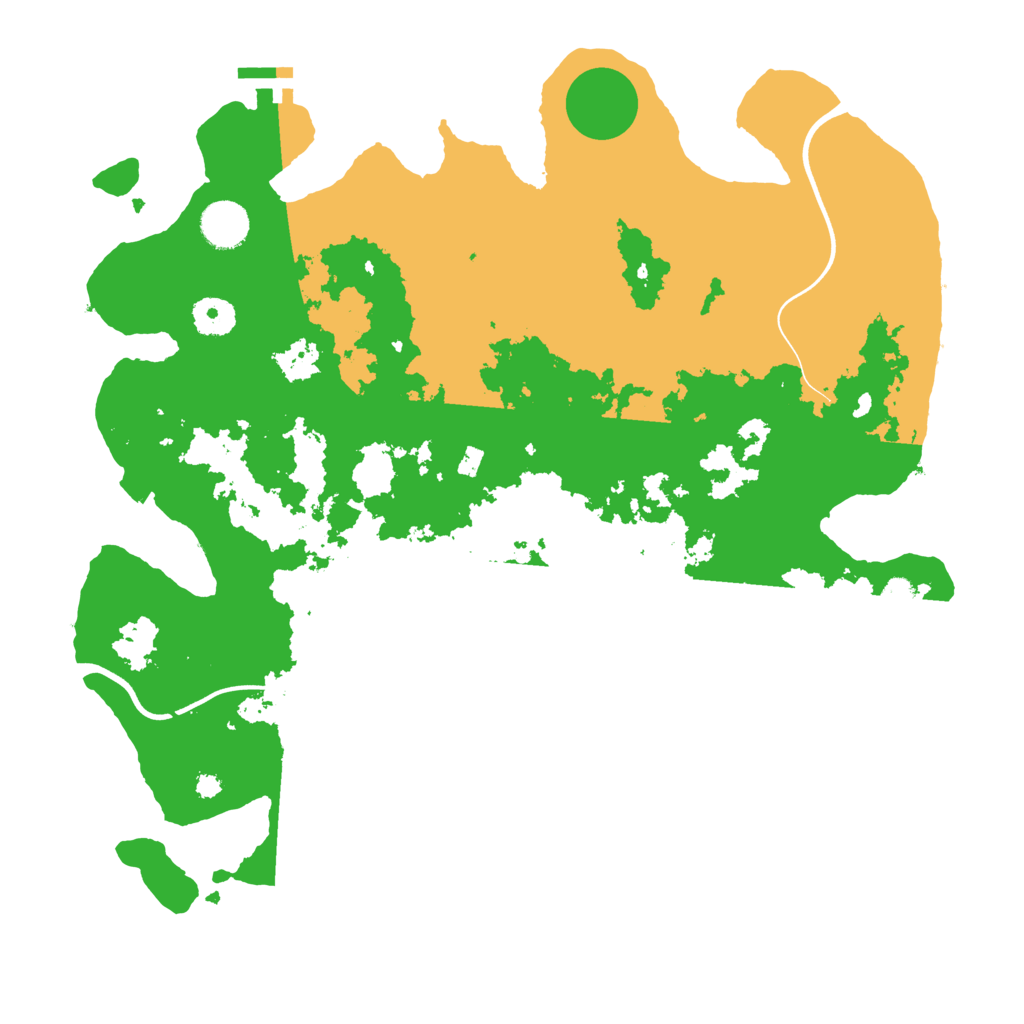 Biome Rust Map: Procedural Map, Size: 3750, Seed: 948250514
