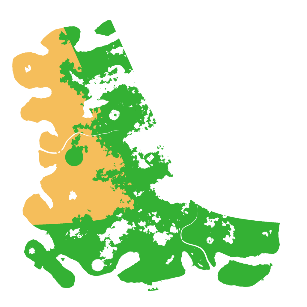 Biome Rust Map: Procedural Map, Size: 4500, Seed: 340980485