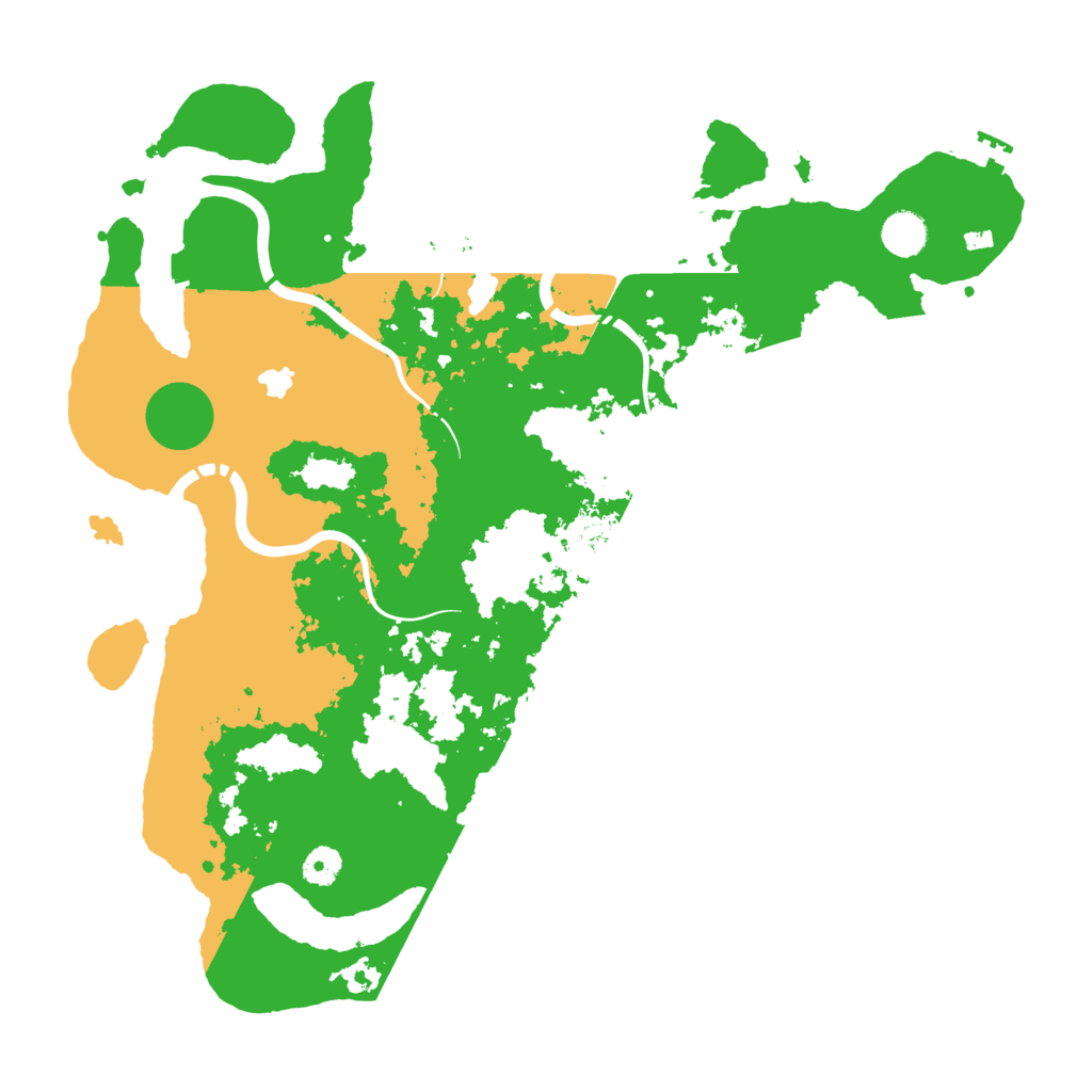 Biome Rust Map: Procedural Map, Size: 4250, Seed: 342775817