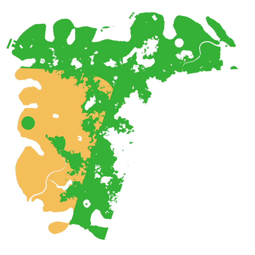Biome Rust Map: Procedural Map, Size: 5000, Seed: 3987451