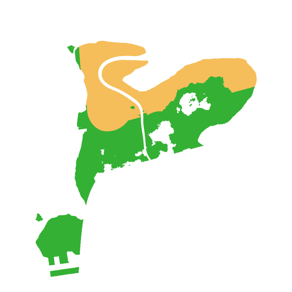 Biome Rust Map: Procedural Map, Size: 2000, Seed: 17762673