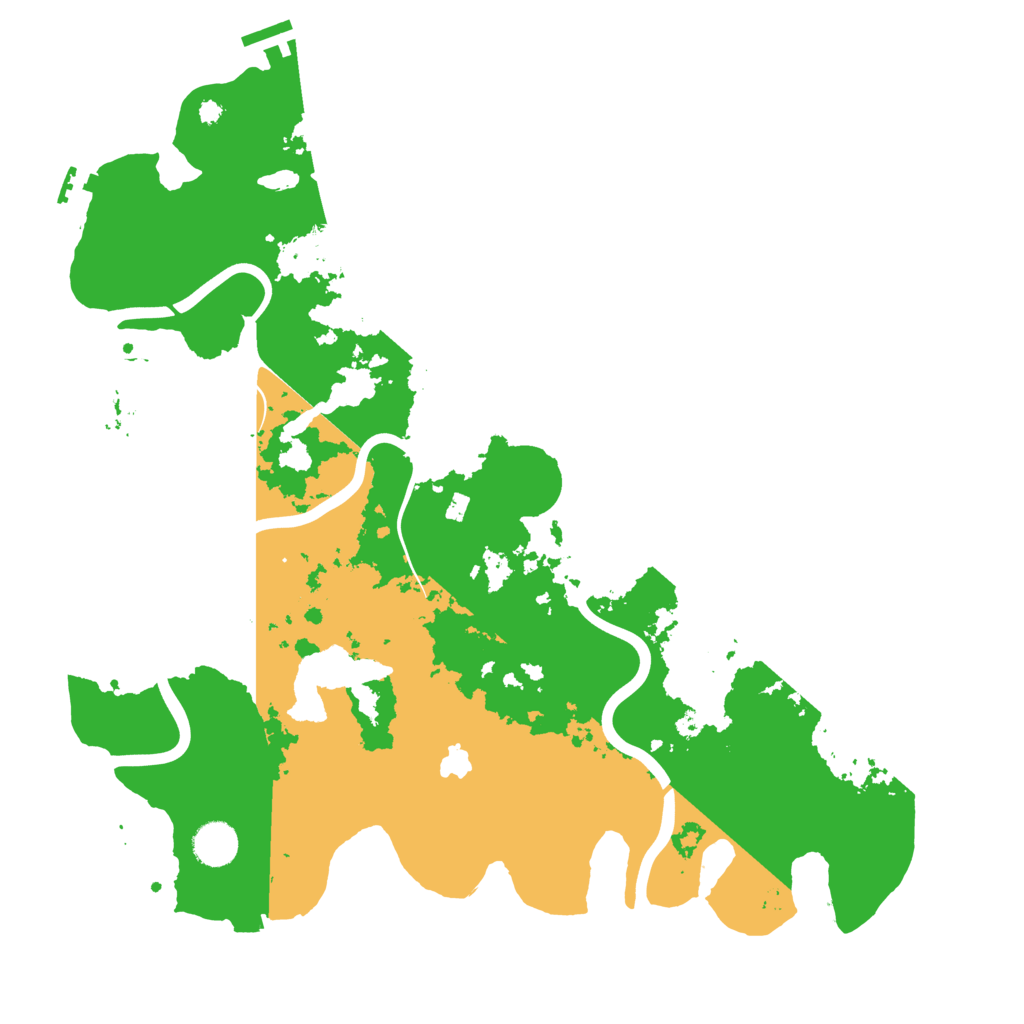 Biome Rust Map: Procedural Map, Size: 4000, Seed: 551267
