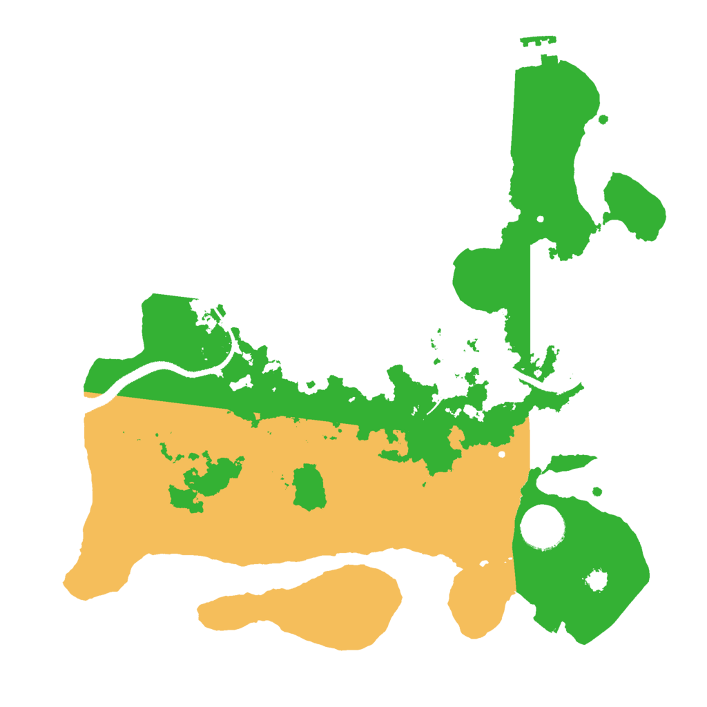 Biome Rust Map: Procedural Map, Size: 3000, Seed: 472387275