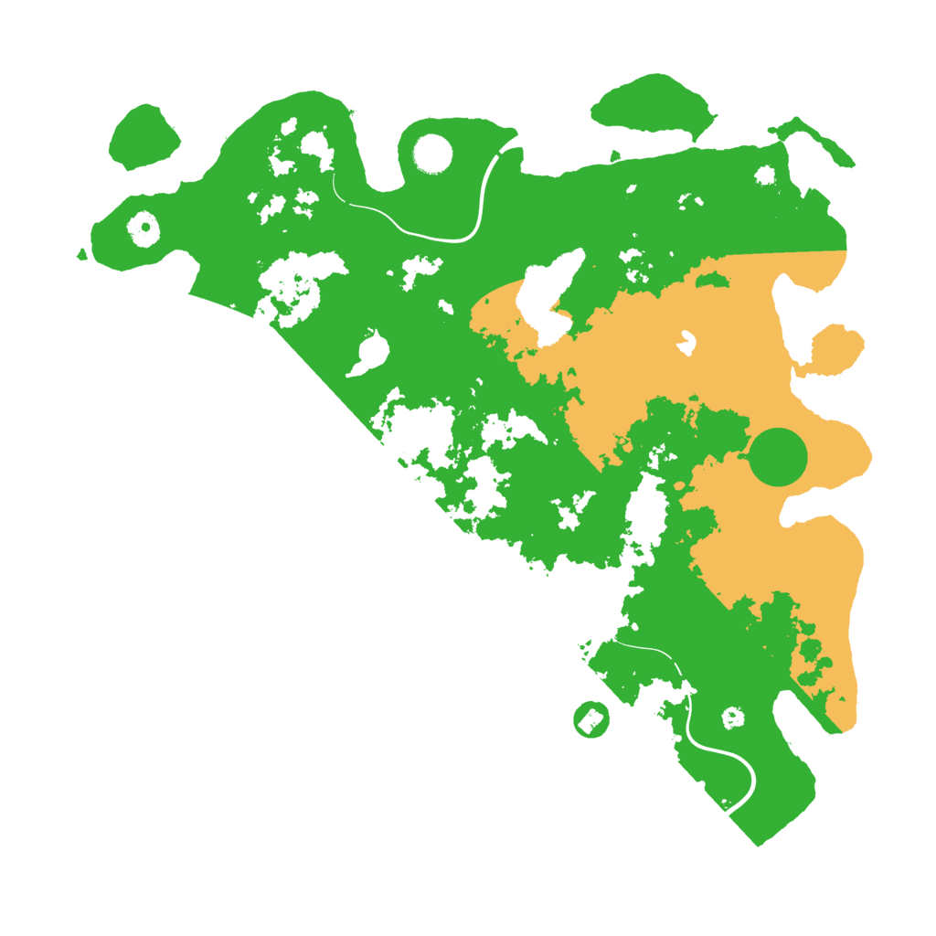 Biome Rust Map: Procedural Map, Size: 4200, Seed: 999649198