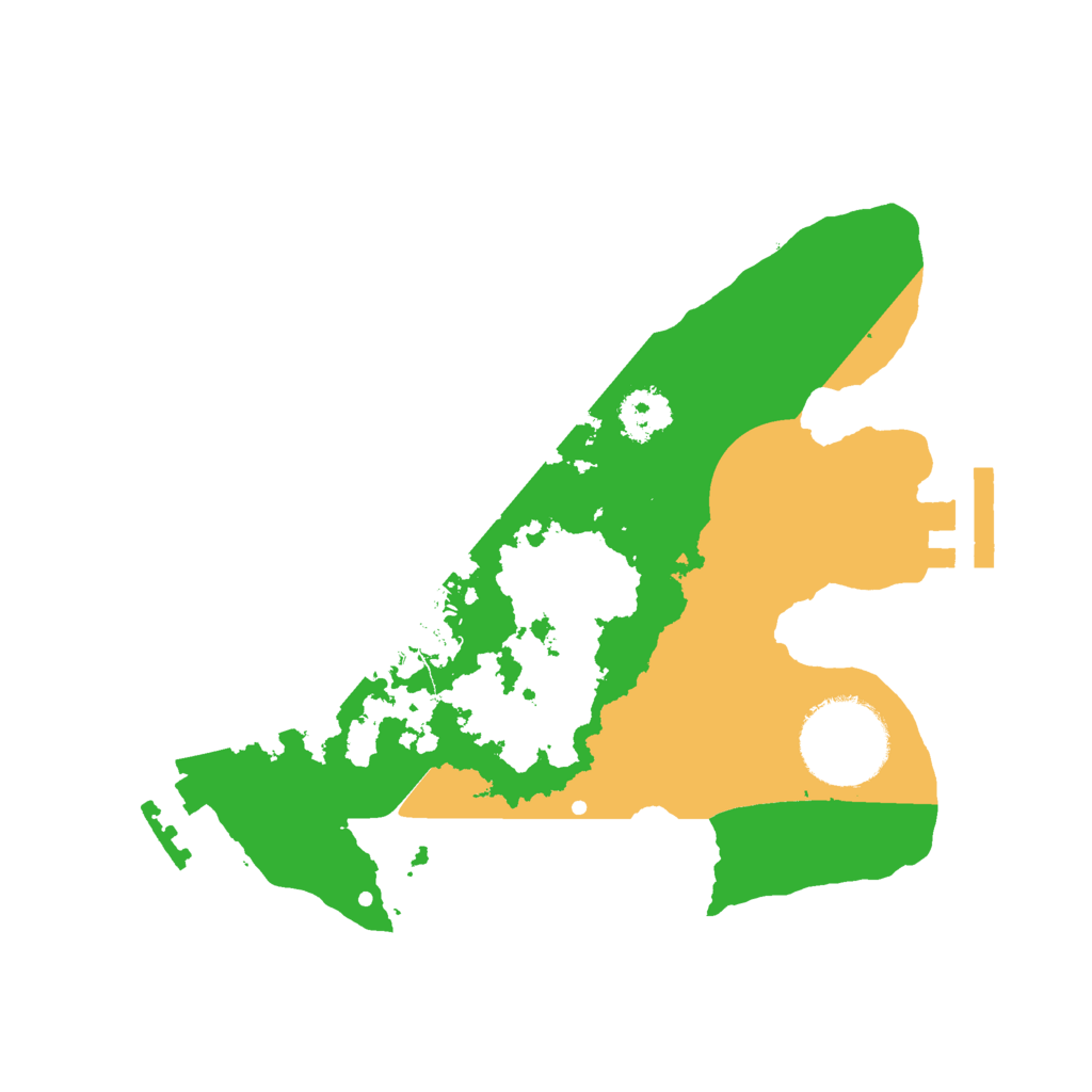 Biome Rust Map: Procedural Map, Size: 2200, Seed: 17