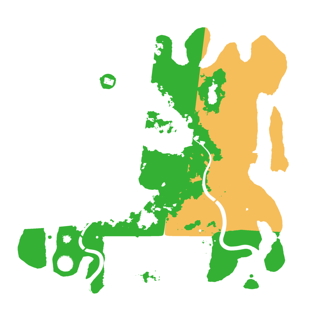 Biome Rust Map: Procedural Map, Size: 3500, Seed: 1090926283