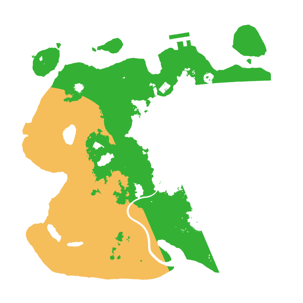 Biome Rust Map: Procedural Map, Size: 3000, Seed: 54264051