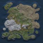 Thumbnail Rust Map: Procedural Map, Size: 3500, Seed: 575671, 14 Monuments