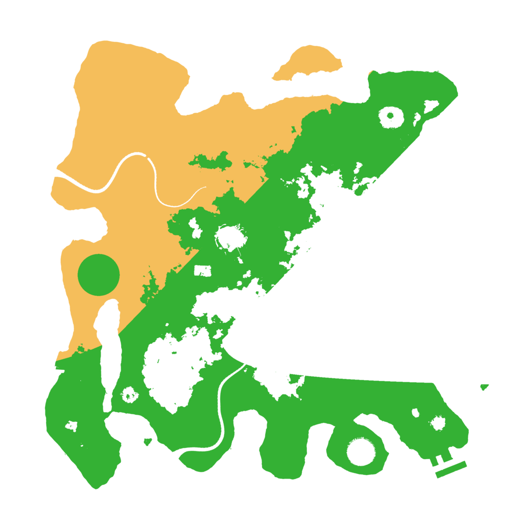 Biome Rust Map: Procedural Map, Size: 3300, Seed: 765742982