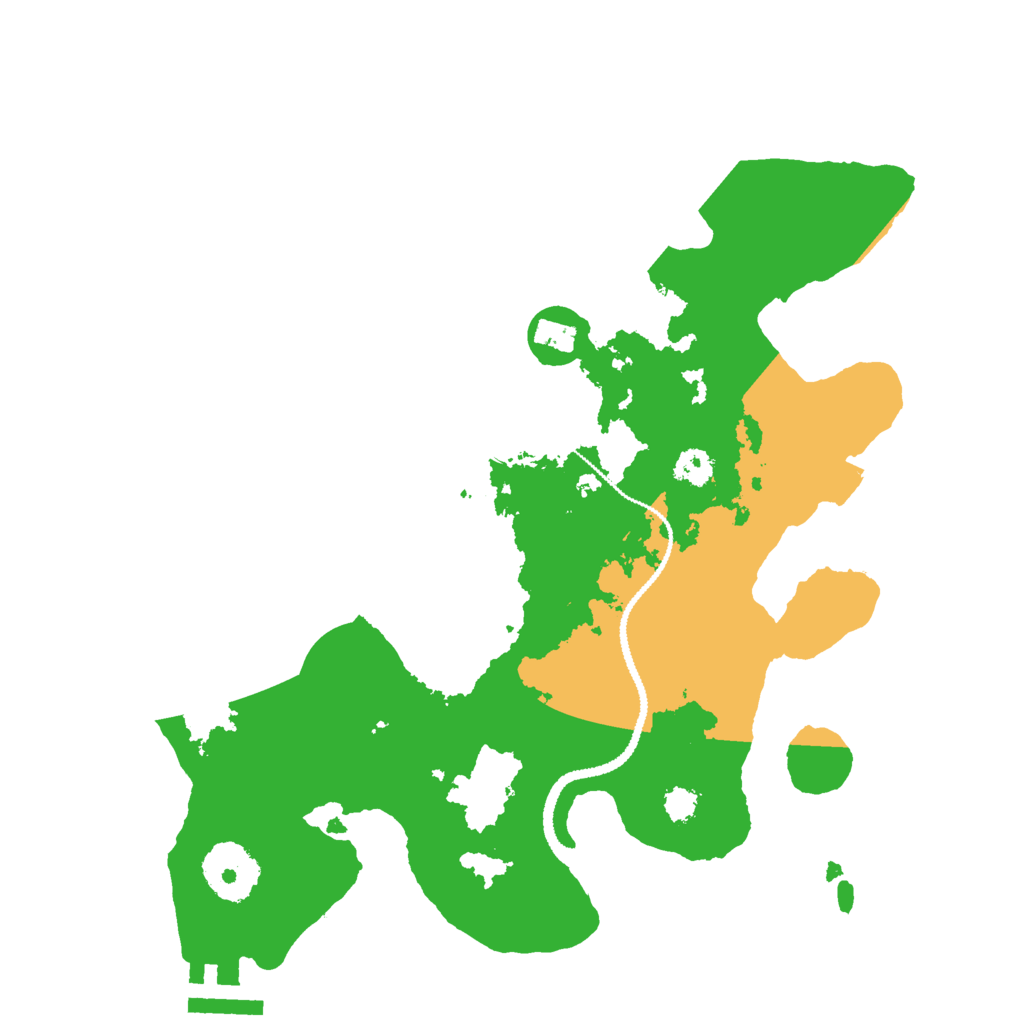 Biome Rust Map: Procedural Map, Size: 2750, Seed: 4518