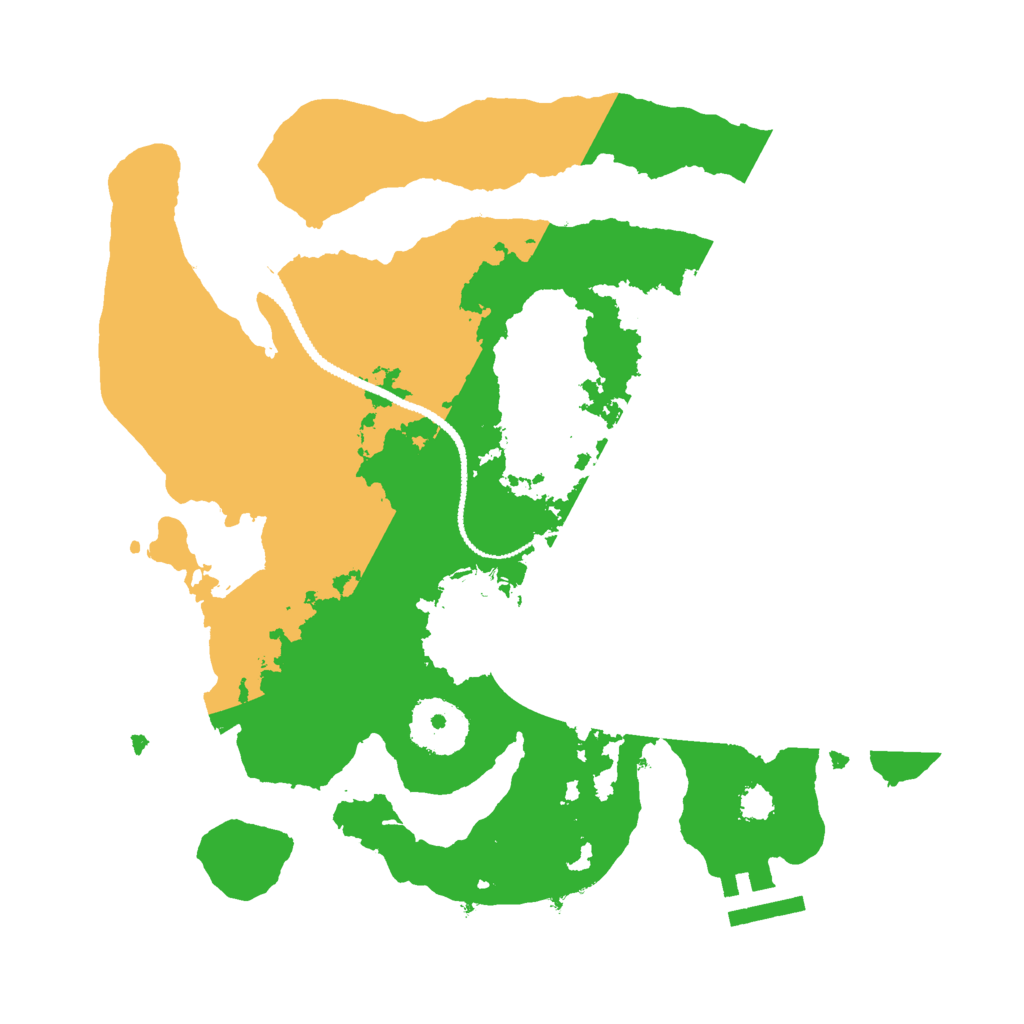 Biome Rust Map: Procedural Map, Size: 2700, Seed: 5209