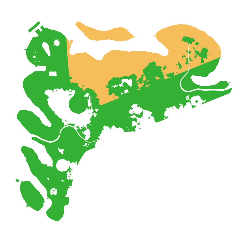 Biome Rust Map: Procedural Map, Size: 3500, Seed: 984276531