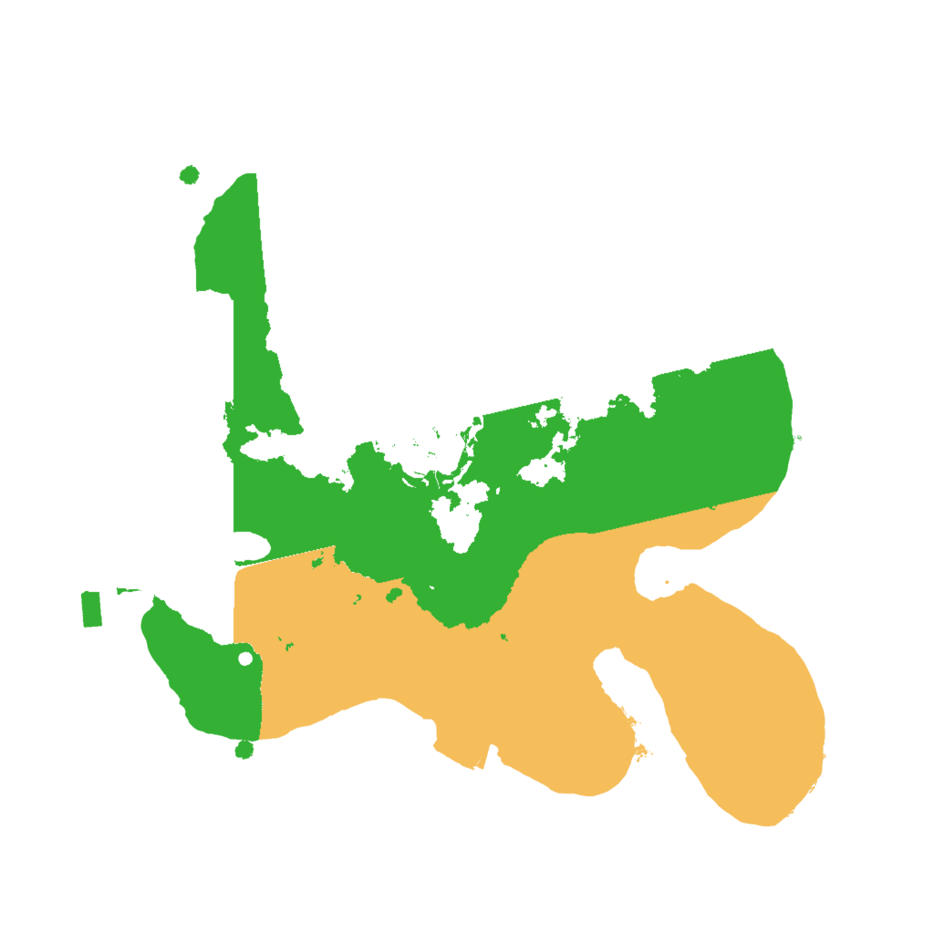 Biome Rust Map: Procedural Map, Size: 2000, Seed: 721522219