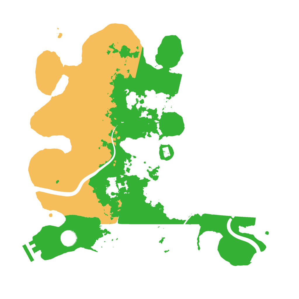 Biome Rust Map: Procedural Map, Size: 3300, Seed: 298215303