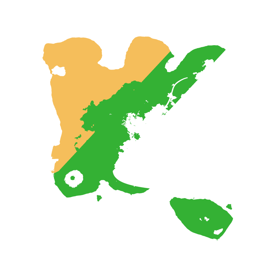 Biome Rust Map: Procedural Map, Size: 2300, Seed: 1595801499
