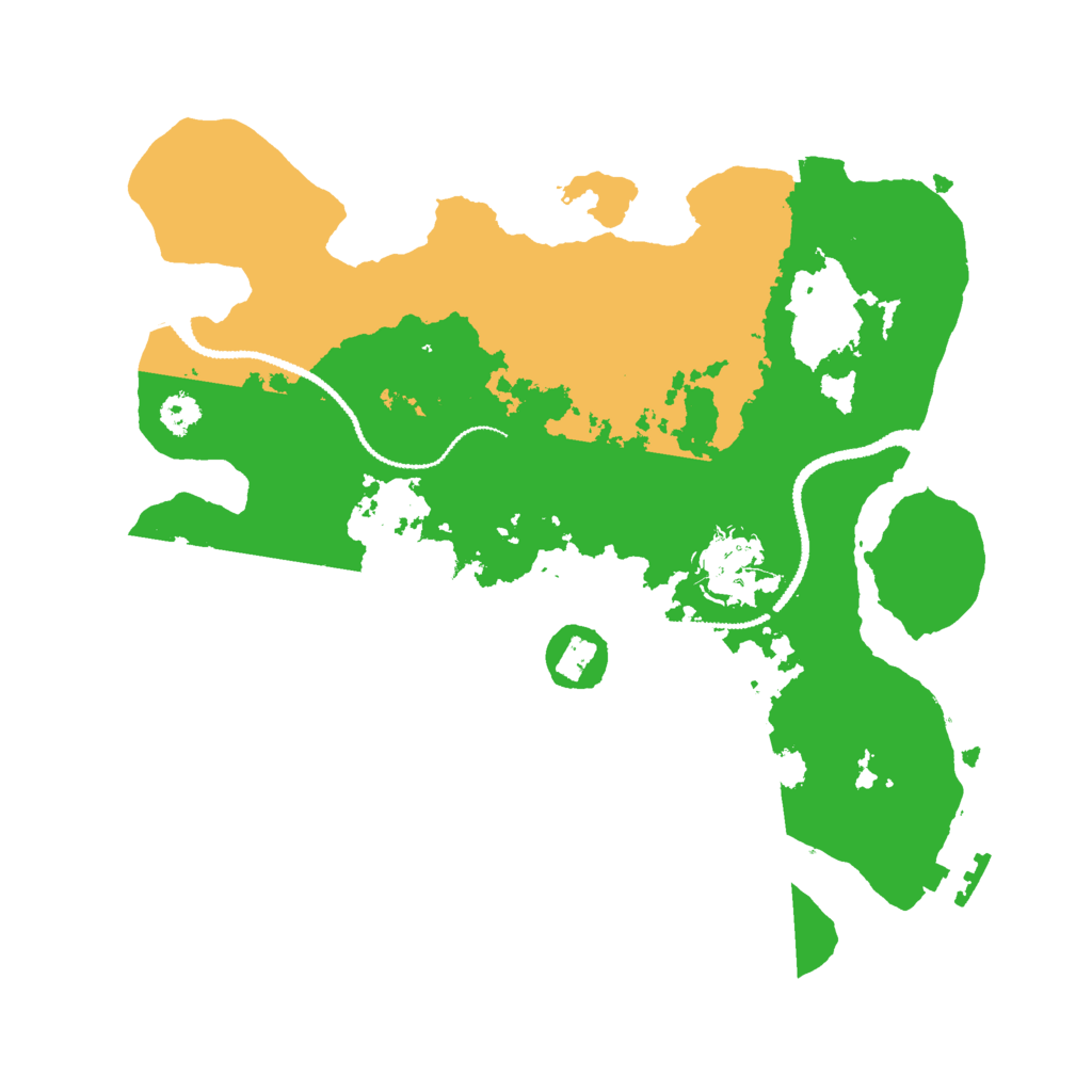 Biome Rust Map: Procedural Map, Size: 2800, Seed: 697814399