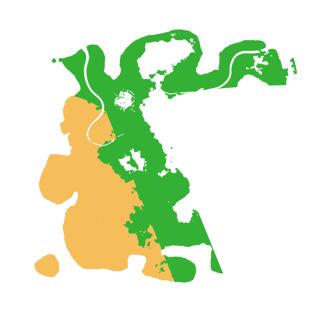 Biome Rust Map: Procedural Map, Size: 3000, Seed: 784372311