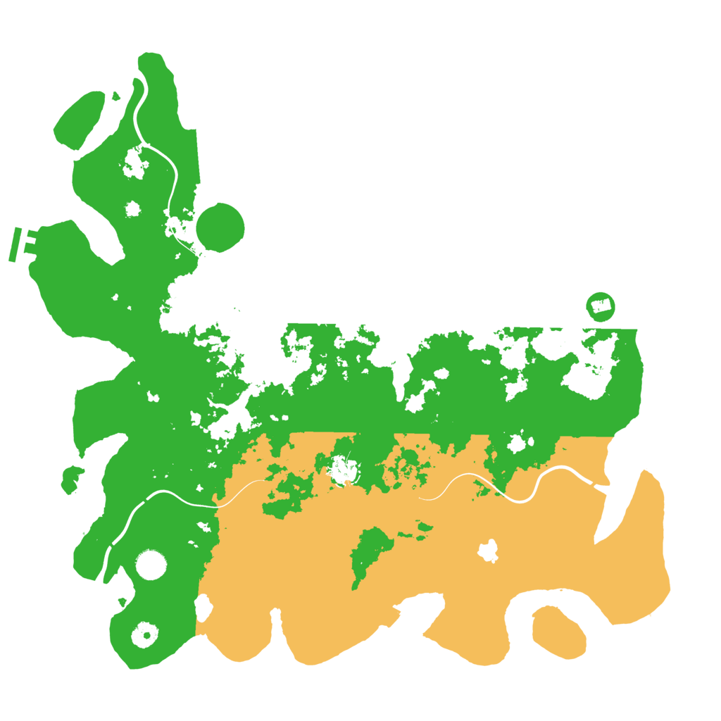 Biome Rust Map: Procedural Map, Size: 4200, Seed: 51002