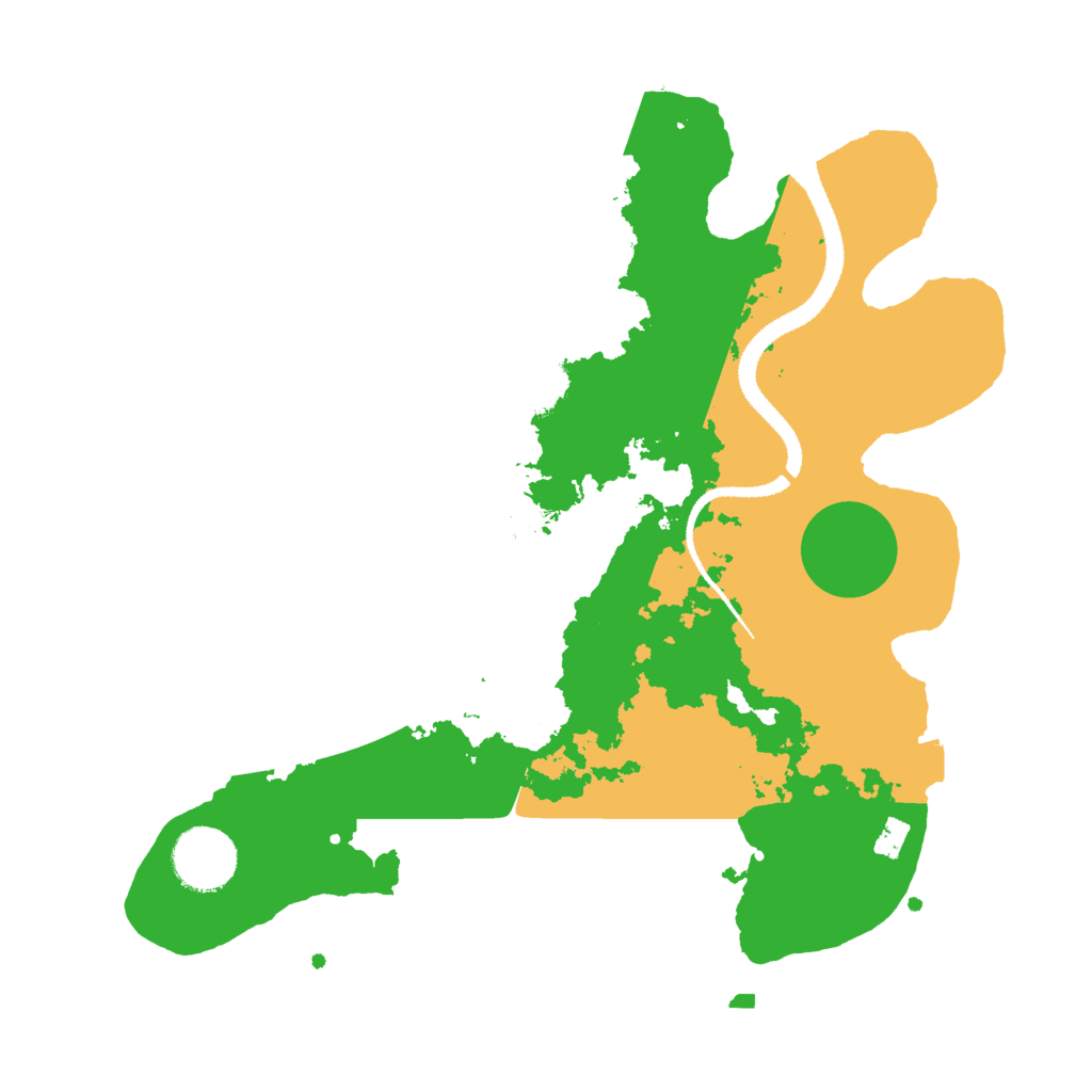 Biome Rust Map: Procedural Map, Size: 3000, Seed: 1540650148