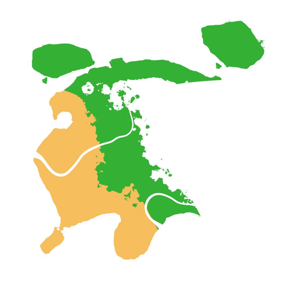 Biome Rust Map: Procedural Map, Size: 2500, Seed: 718