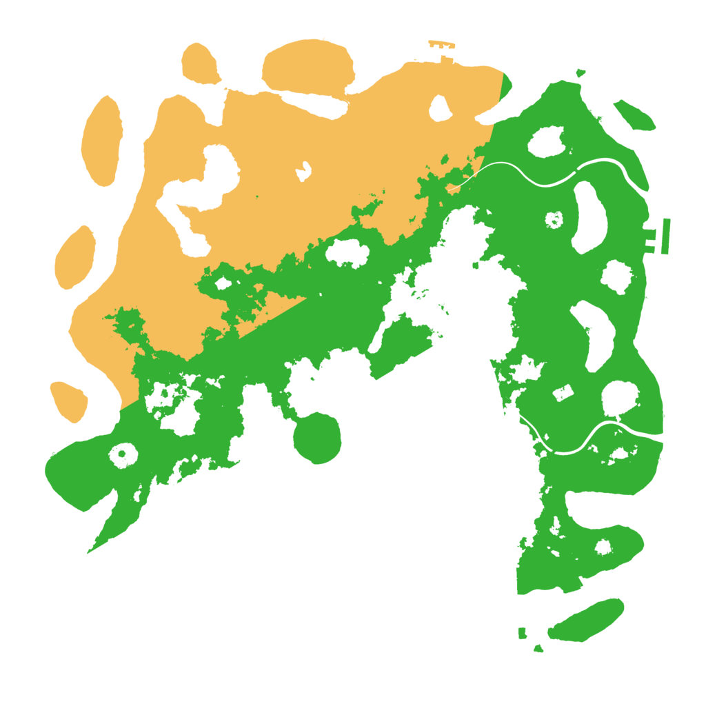 Biome Rust Map: Procedural Map, Size: 4000, Seed: 1181367242