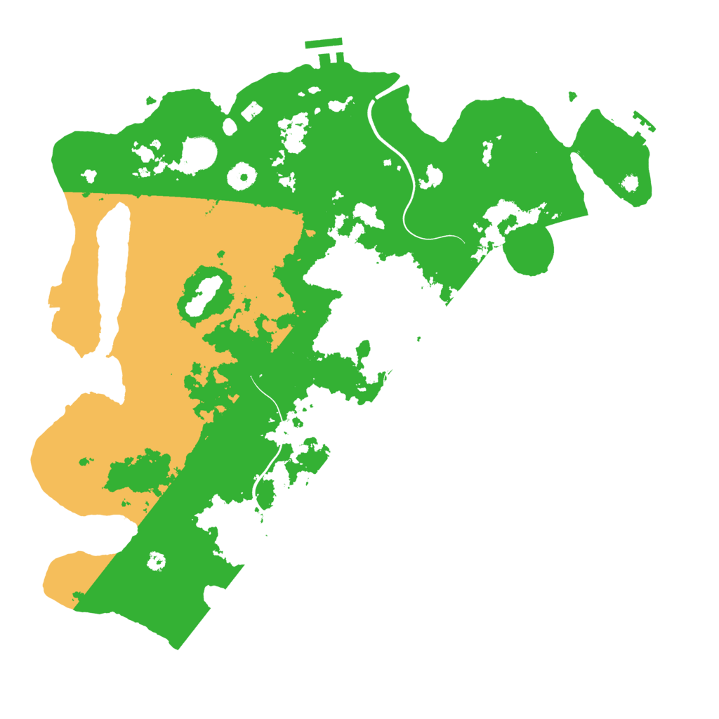 Biome Rust Map: Procedural Map, Size: 3900, Seed: 193972158