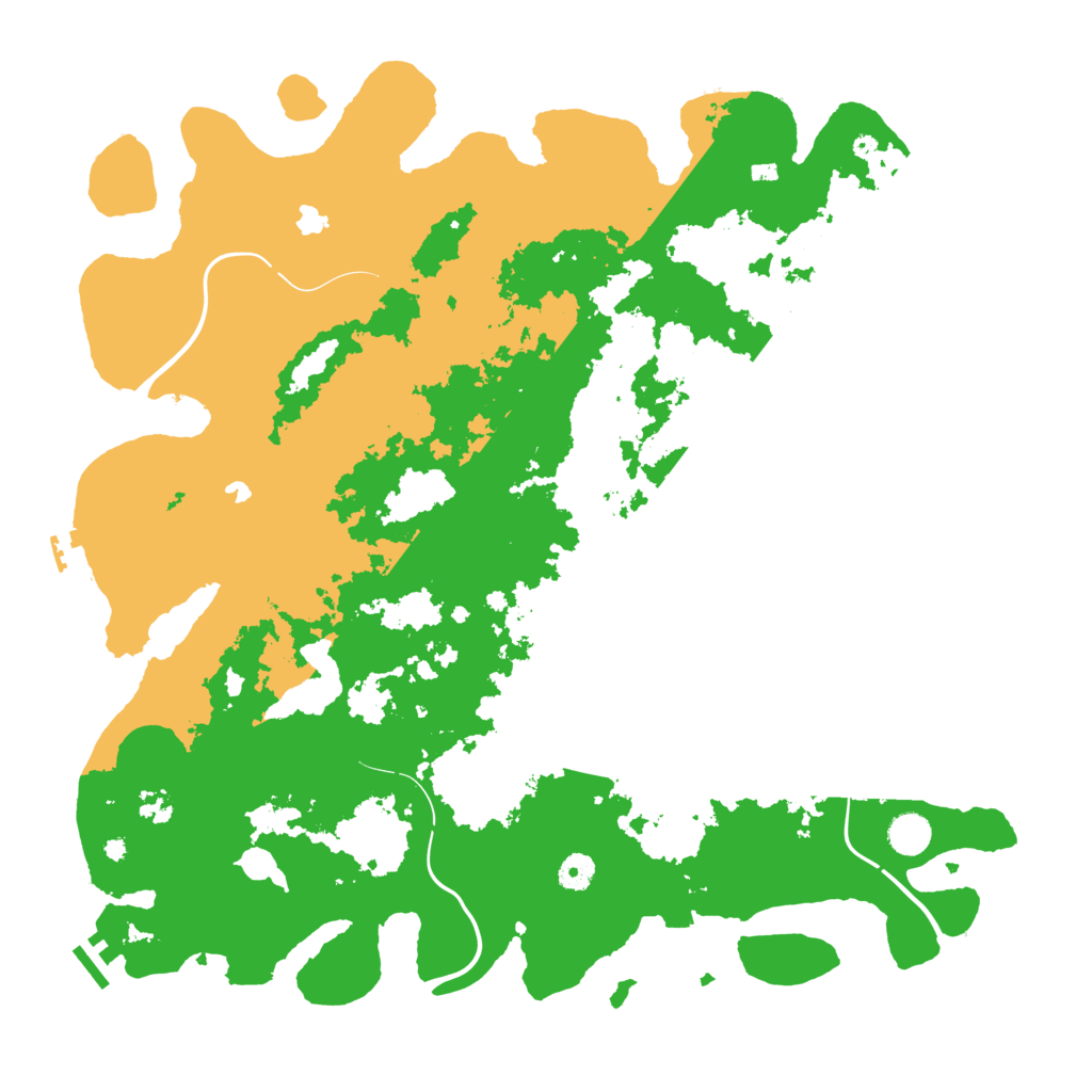 Biome Rust Map: Procedural Map, Size: 4500, Seed: 1027223772