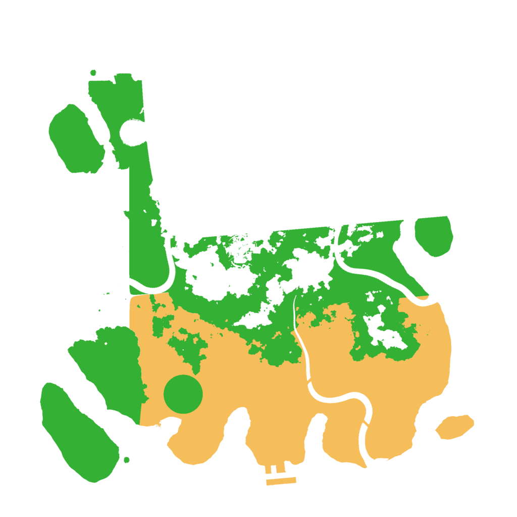Biome Rust Map: Procedural Map, Size: 3500, Seed: 16122024