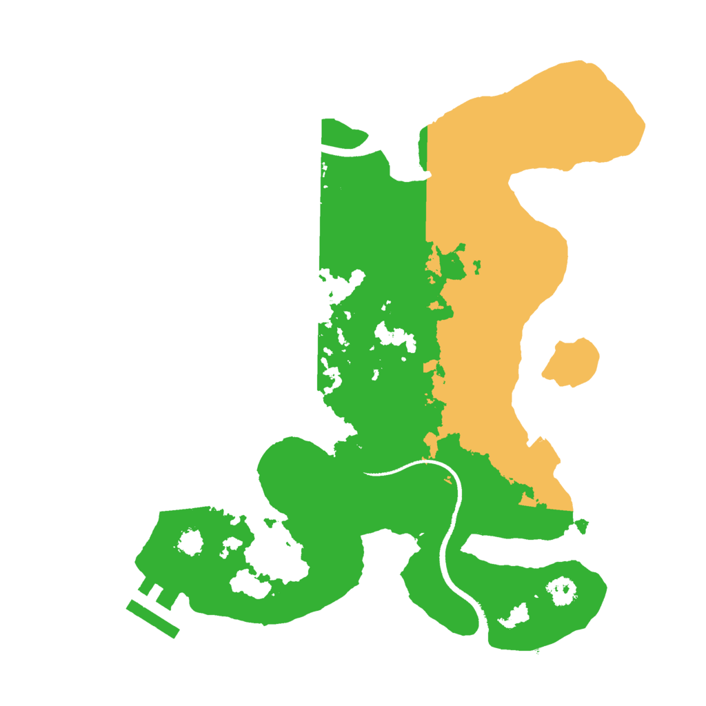 Biome Rust Map: Procedural Map, Size: 2500, Seed: 1751599009