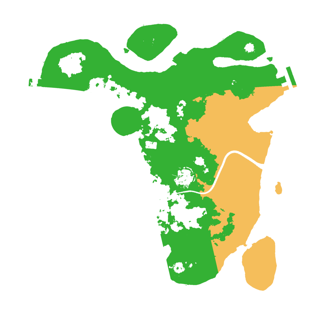 Biome Rust Map: Procedural Map, Size: 3000, Seed: 4013759