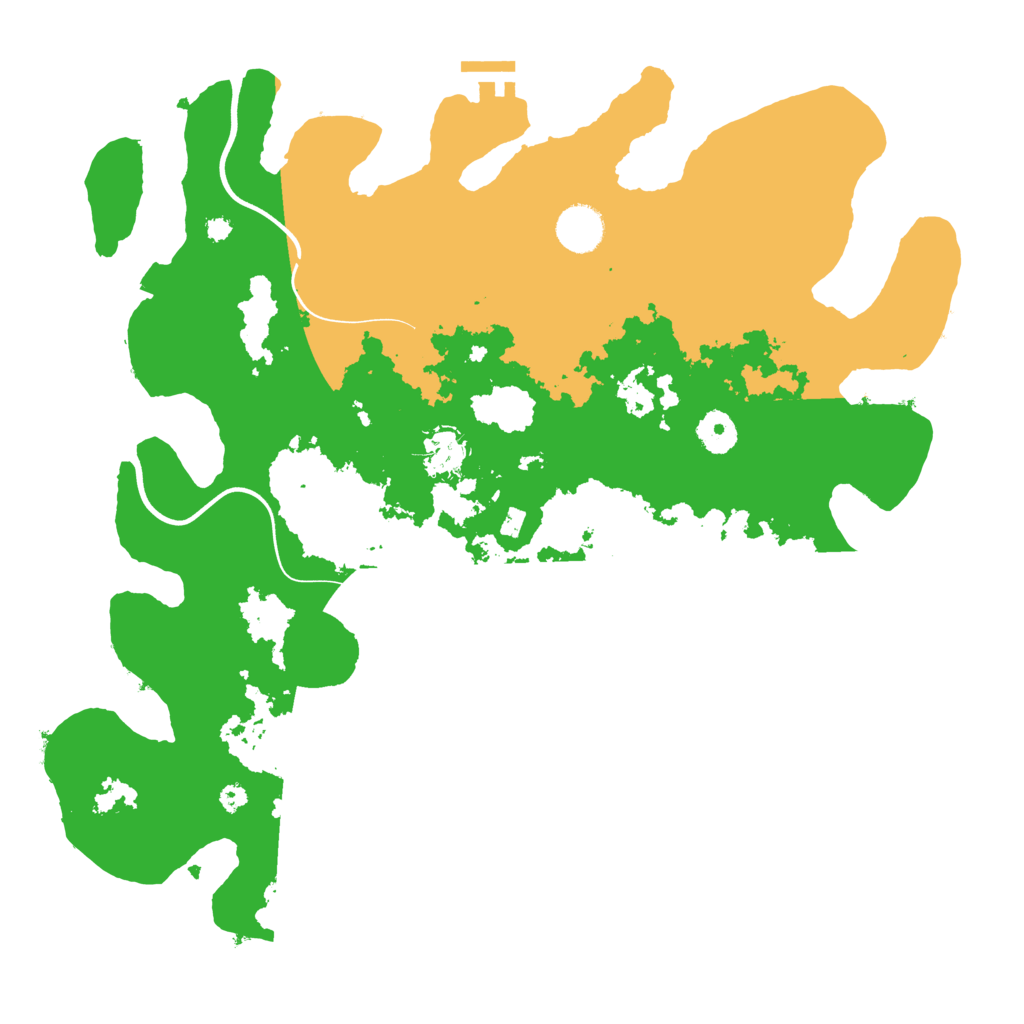 Biome Rust Map: Procedural Map, Size: 3800, Seed: 42896