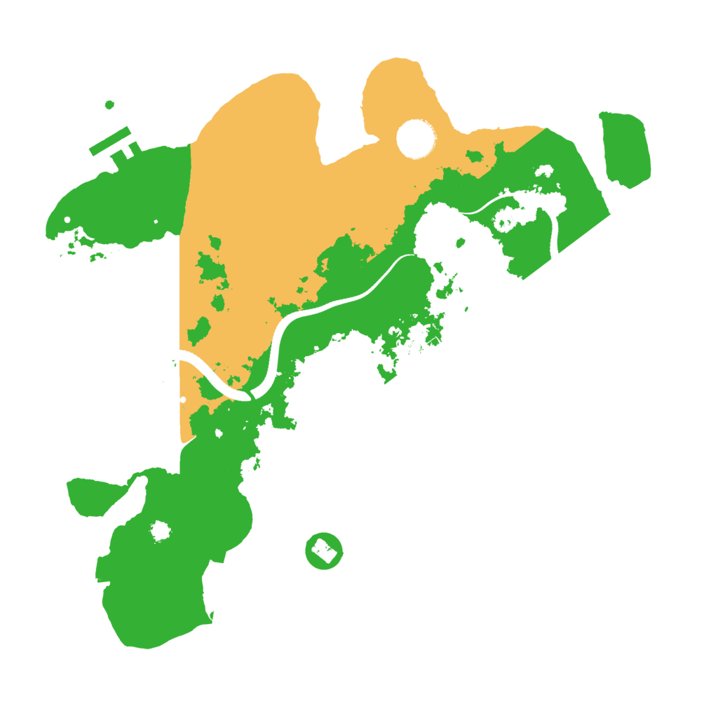 Biome Rust Map: Procedural Map, Size: 3250, Seed: 43647936