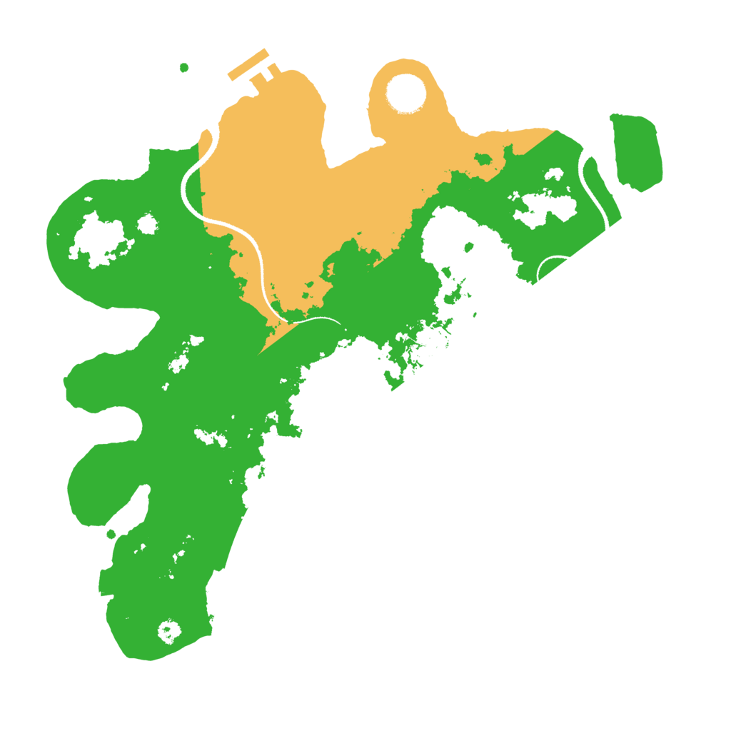 Biome Rust Map: Procedural Map, Size: 3250, Seed: 43647936