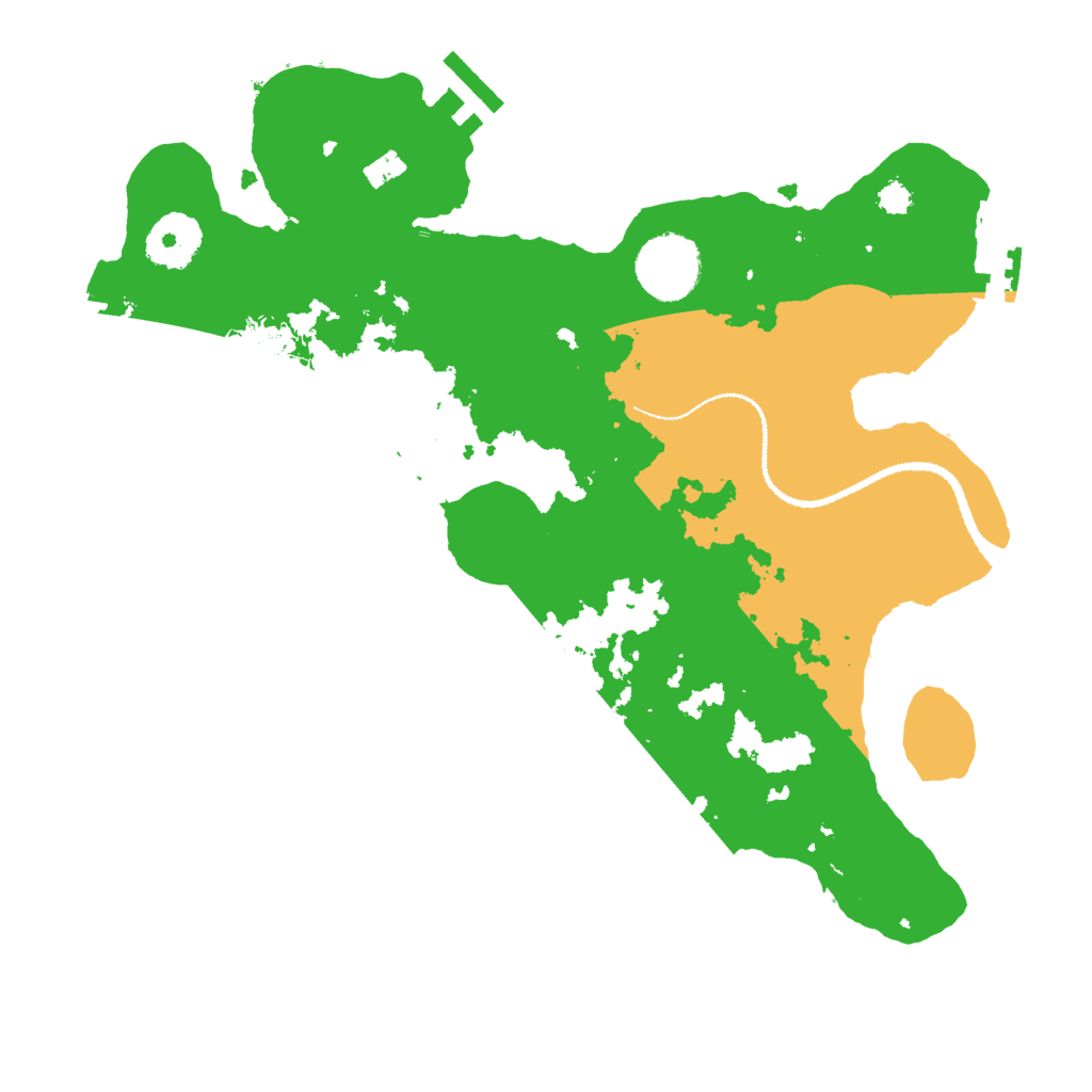 Biome Rust Map: Procedural Map, Size: 3000, Seed: 424687968