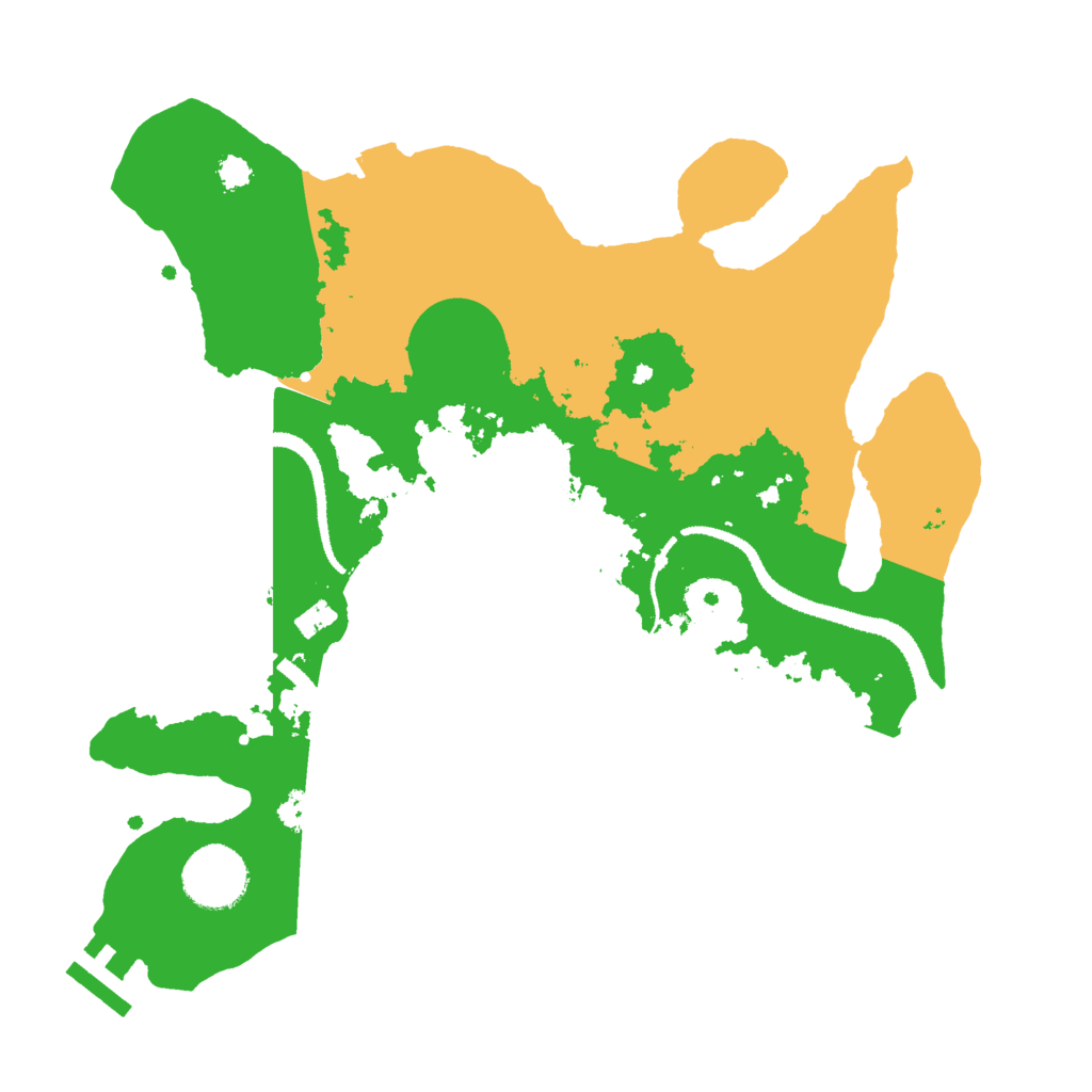Biome Rust Map: Procedural Map, Size: 3000, Seed: 355654950